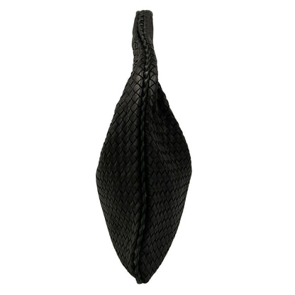 Bottega Veneta Shoulder Bag Black Leather — view 2