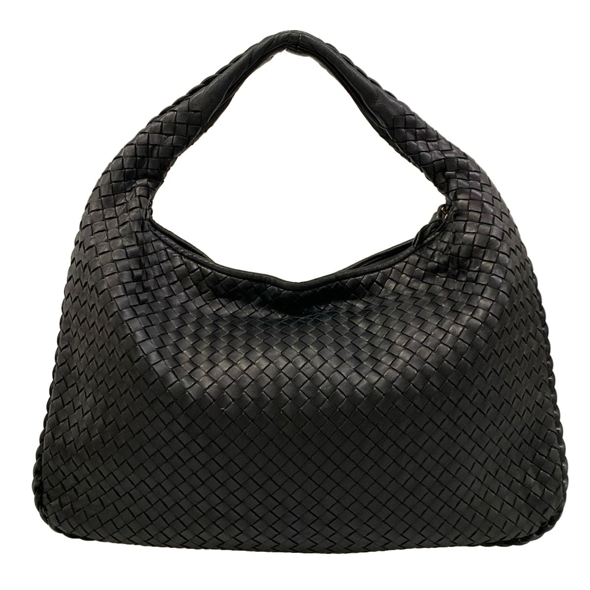 Bottega Veneta Shoulder Bag Black Leather — view 3