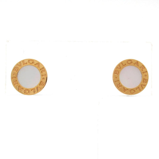 Bvlgari Earrings 18k Pink Gold Mother of Pearl