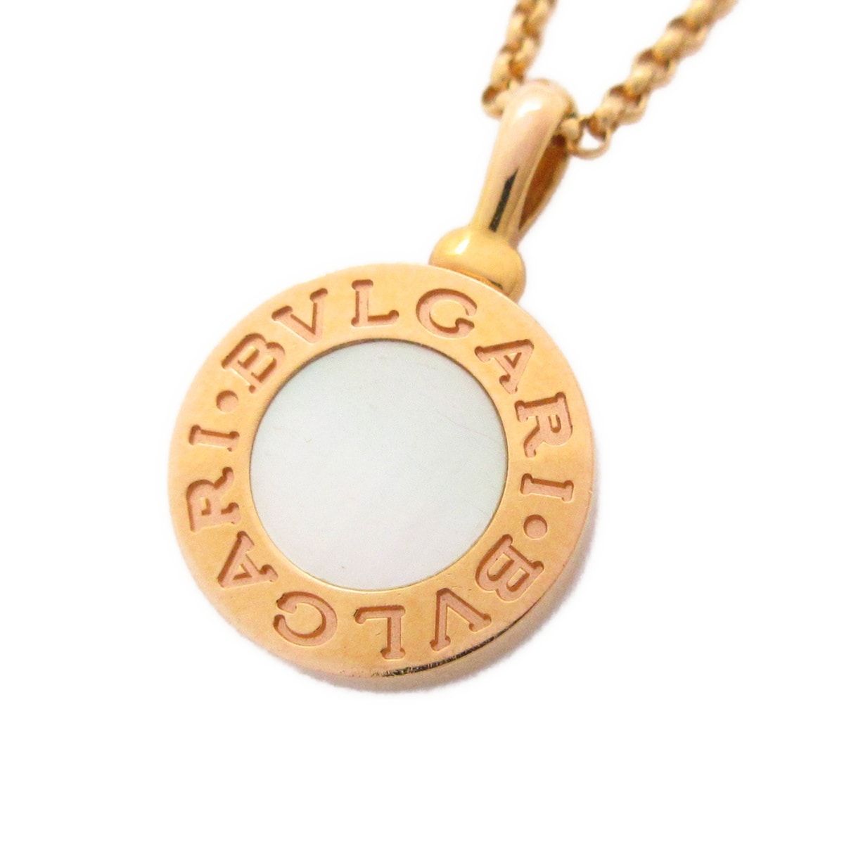 Bvlgari Necklace 18k Yellow Gold Mother of Pearl