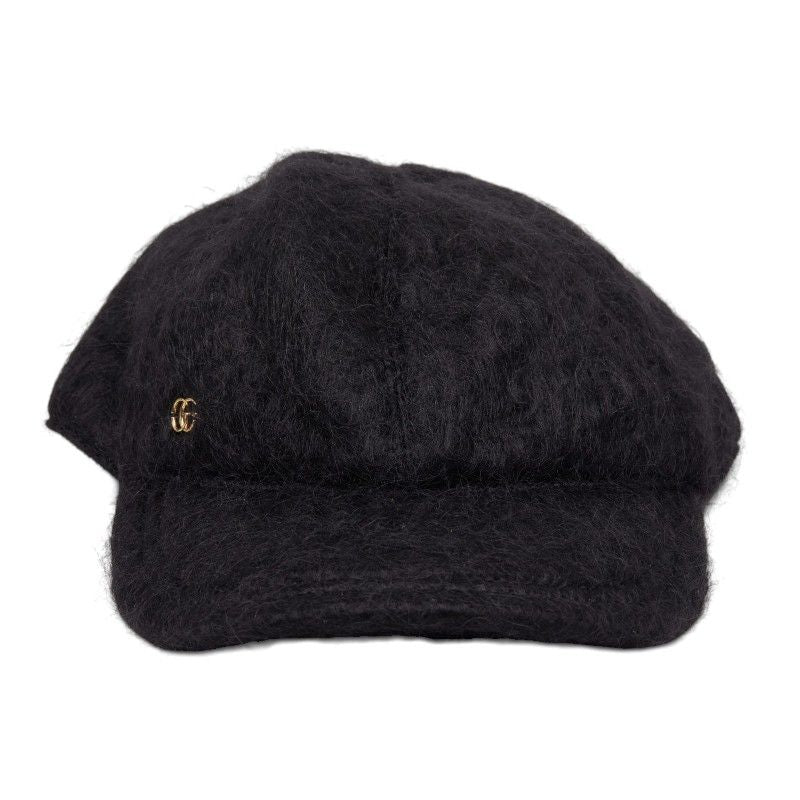 Gucci Double Cap Black Wool Mohair 1- Hat