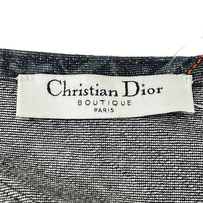Dior Dress 42 Navy Cotton — view 4