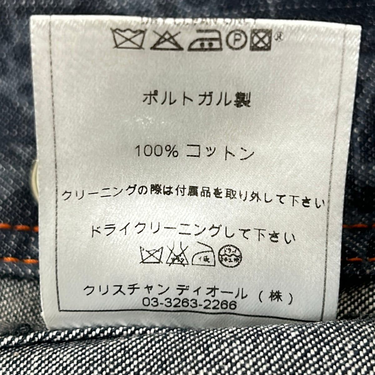 Dior Dress 42 Navy Cotton — view 6