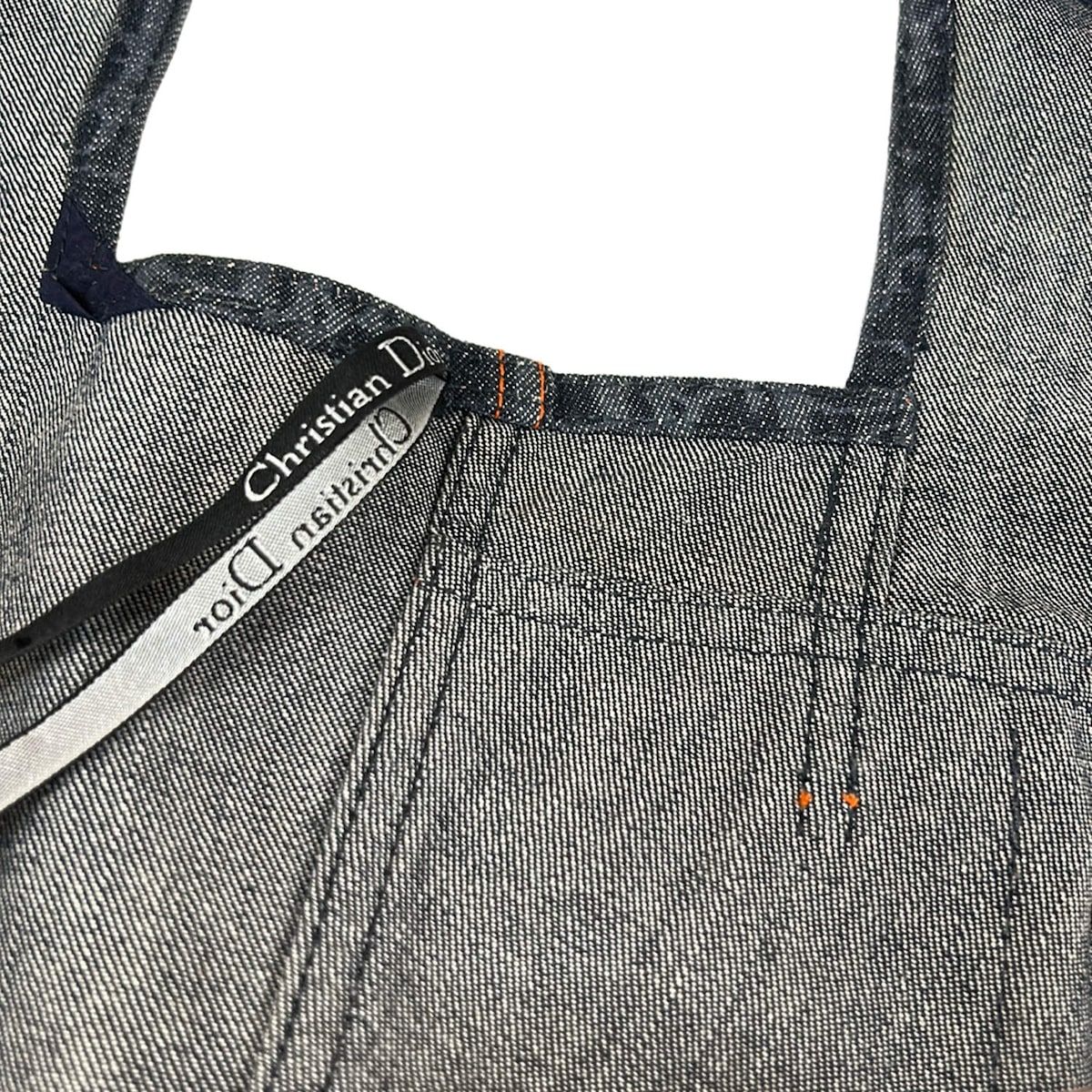Dior Dress 42 Navy Cotton — view 9