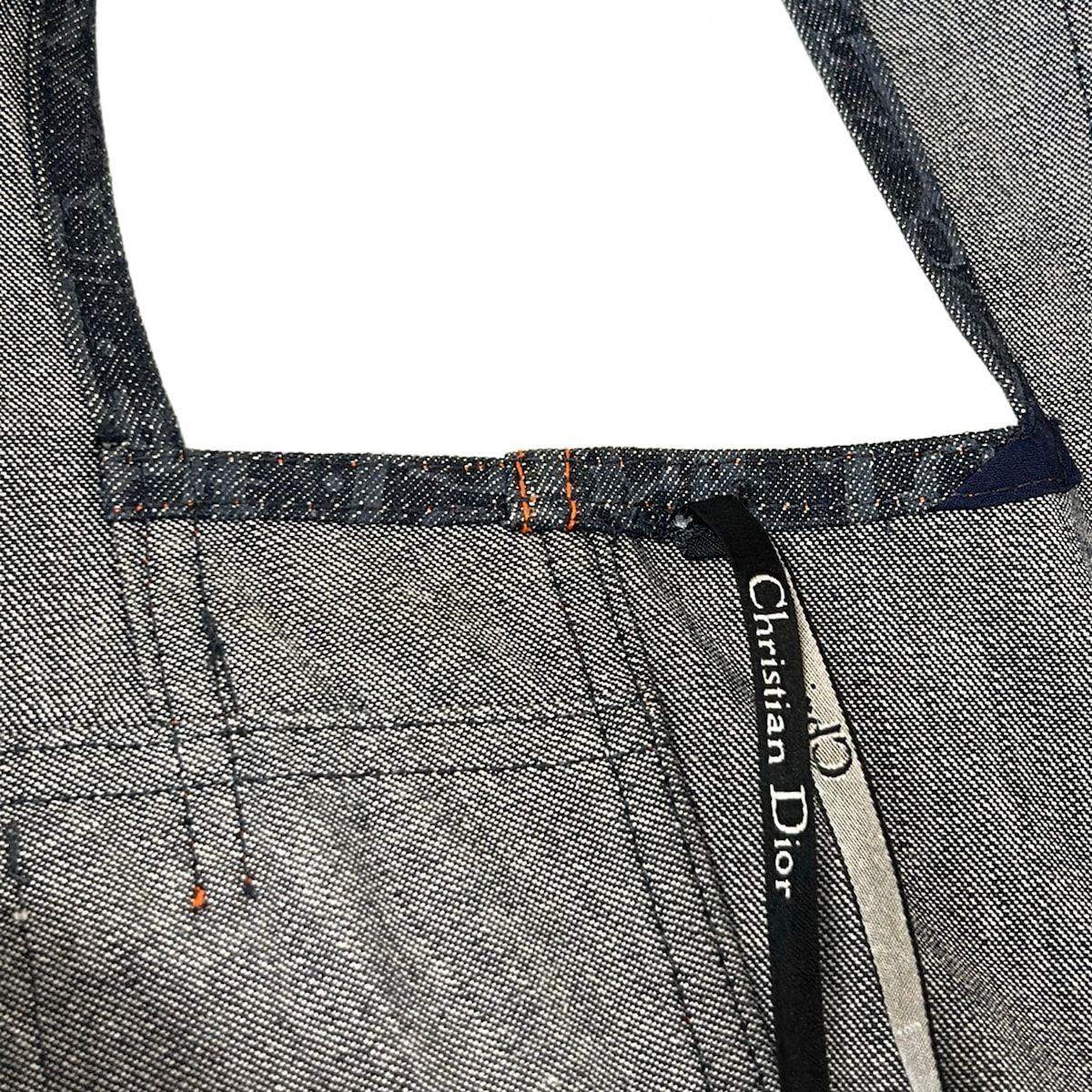 Dior Dress 42 Navy Cotton — view 8