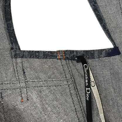 Dior Dress 42 Navy Cotton — view 8