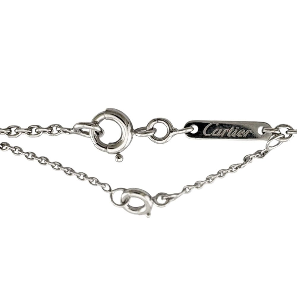 Cartier Heart Necklace 18k White Gold Diamond — view 6