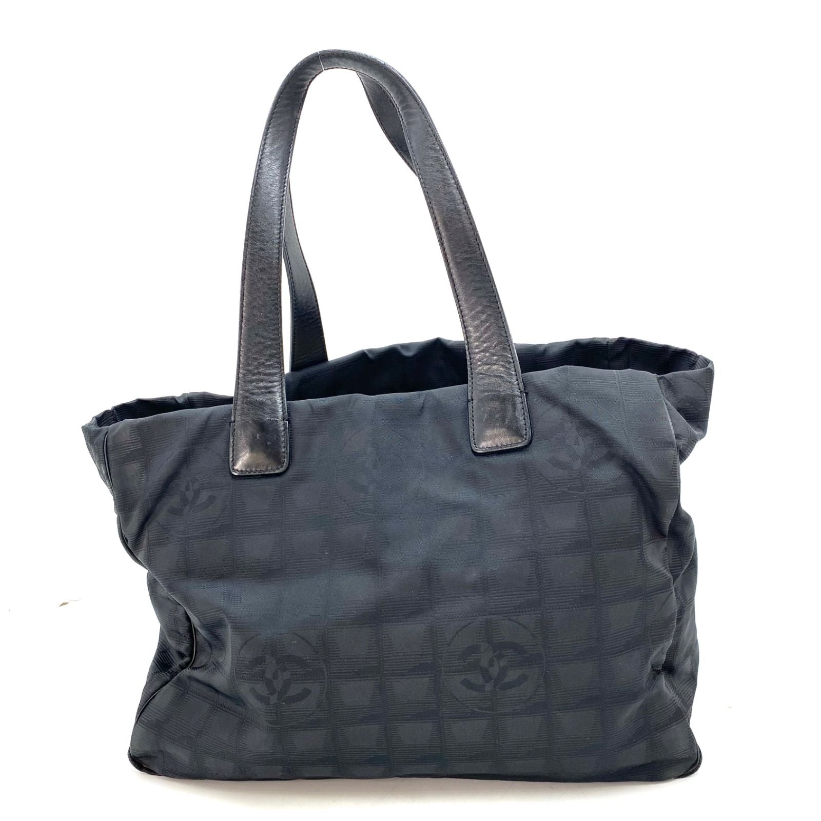Chanel Tote Shoulder Bag New Travel Line Black — view 3