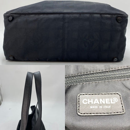 Chanel Tote Shoulder Bag New Travel Line Black — view 4