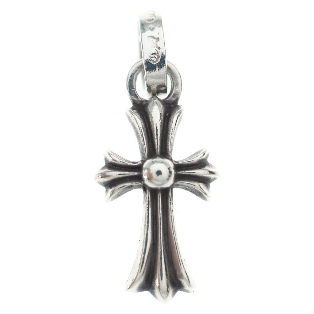 Chrome Hearts Crs Baby Fat Cross Pendant Top Silver — view 2