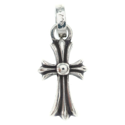 Chrome Hearts Crs Baby Fat Cross Pendant Top Silver — view 2