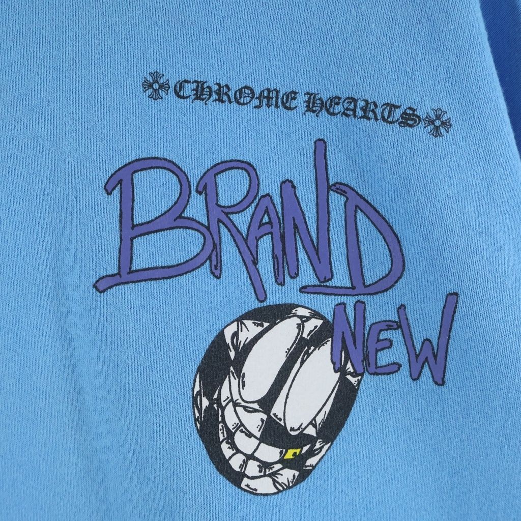 Chrome Hearts Matty Boy Brain New Pullover Hoodie Boy New Print Blue — view 5