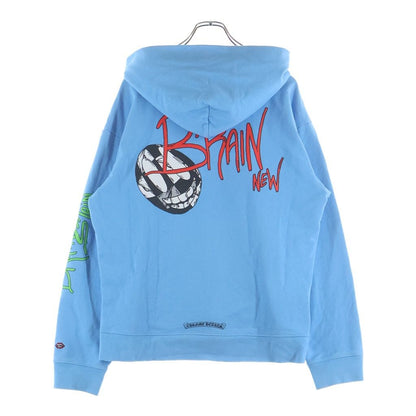 Chrome Hearts Matty Boy Brain New Pullover Hoodie Boy New Print Blue