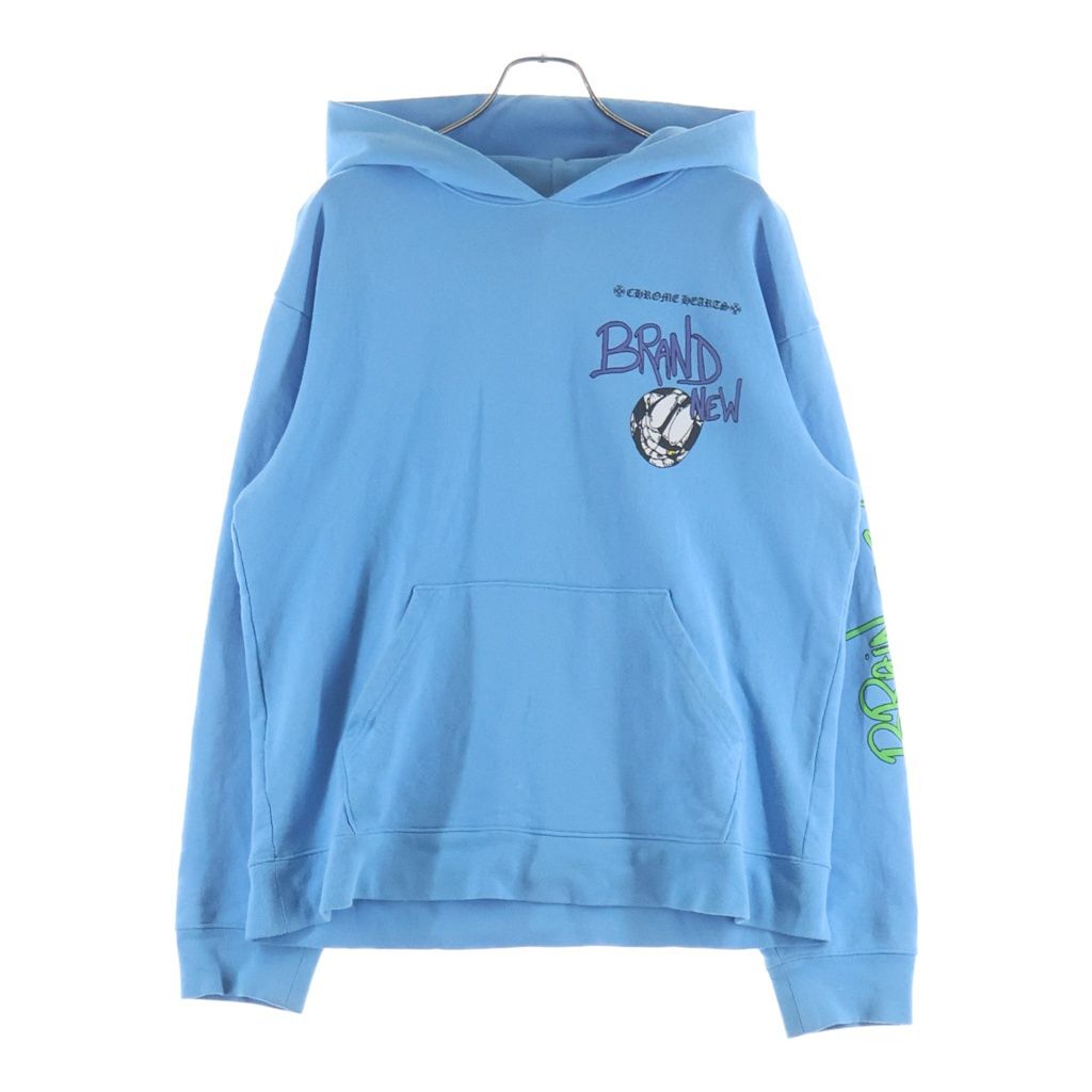 Chrome Hearts Matty Boy Brain New Pullover Hoodie Boy New Print Blue — view 2