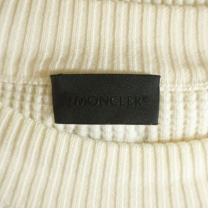 Moncler Girocollo Tricot Wool Knit Sweater Crew Neck Long Sleeve White — view 7