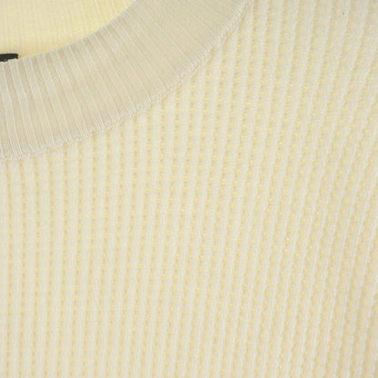 Moncler Girocollo Tricot Wool Knit Sweater Crew Neck Long Sleeve White — view 5