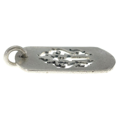 Chrome Hearts Tag Lrg Dagger Cutout Dog Tag Large Pendant Top Silver — view 4