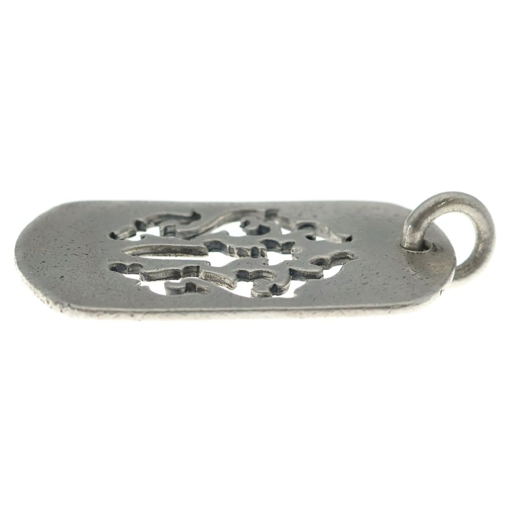 Chrome Hearts Tag Lrg Dagger Cutout Dog Tag Large Pendant Top Silver — view 3