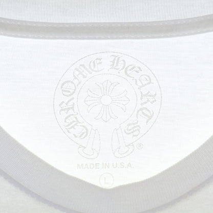 Chrome Hearts Neon Yellow CH Logo Tee Neo Front Hose Shoes English Back Print — view 7