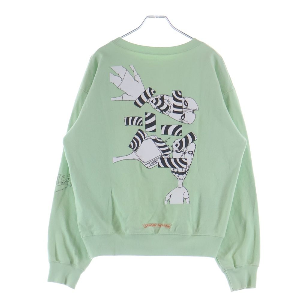 Chrome Hearts Mattyboy Ppo Seaform Grn Sweatshirt Seafoam Print Crew Neck Light