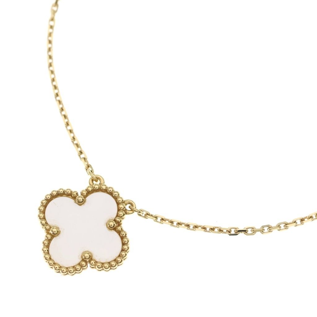 Van Cleef & Arpels Vintage Maza Obupearl Necklace 18k Yellow Gold