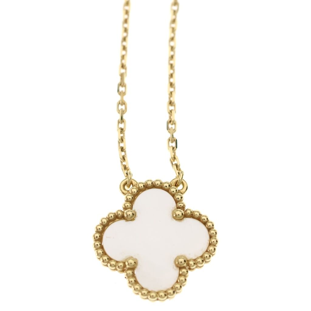 Van Cleef & Arpels Vintage Maza Obupearl Necklace 18k Yellow Gold — view 3