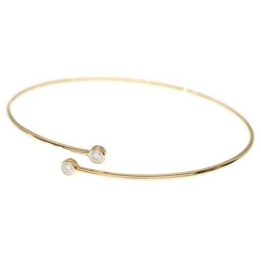 Tiffany & Co Hoop Single Row Diamond Bracelet Bangle PG Pink Gold