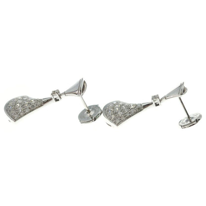 Bvlgari Diva Dream Pave Diamond Earrings 18k WG White Gold — view 3