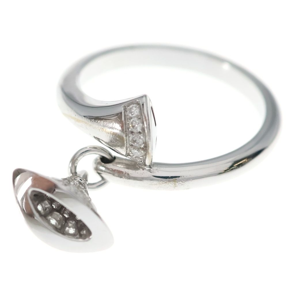 Bvlgari Diva Dream Pave Diamond Ring 18k WG White Gold