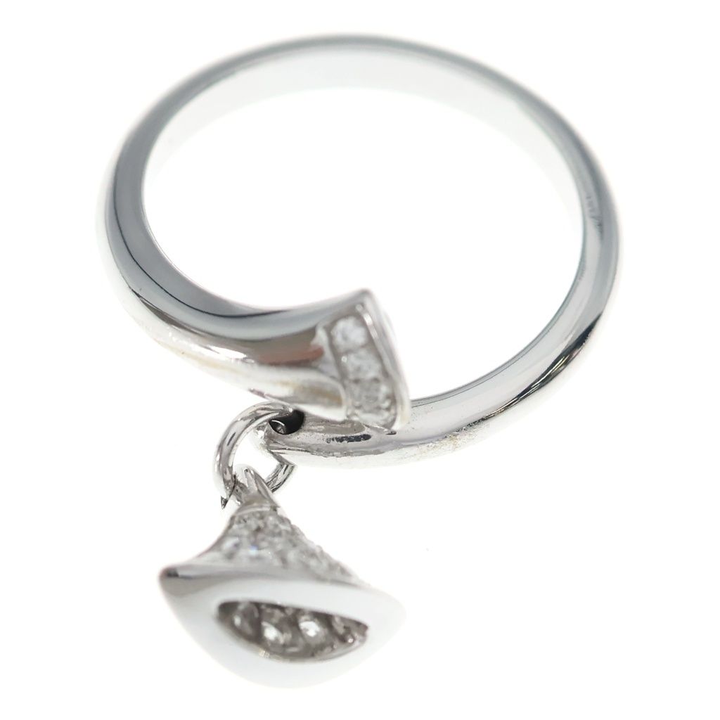 Bvlgari Diva Dream Pave Diamond Ring 18k WG White Gold — view 4