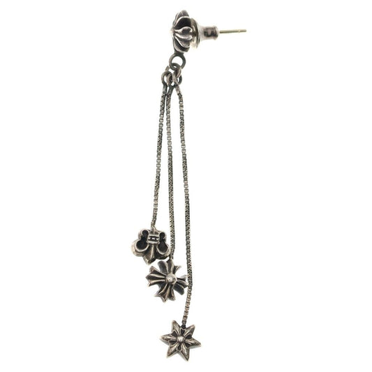 Chrome Hearts Jojo PST Pls Earrings Star CH Plus BS Silver