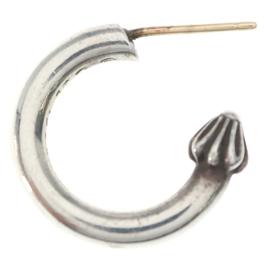 Chrome Hearts Hoop Plain Earrings Silver