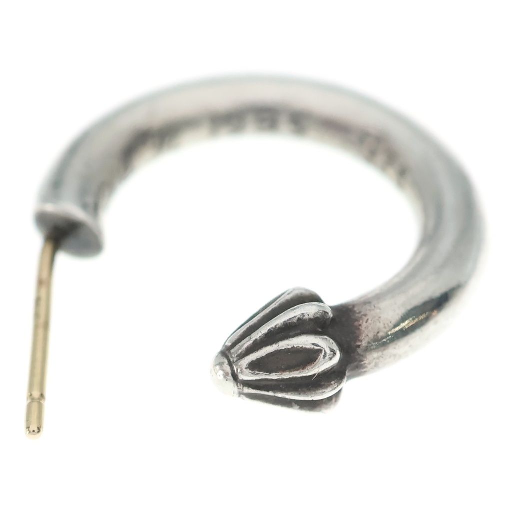 Chrome Hearts Hoop Plain Earrings Silver — view 4