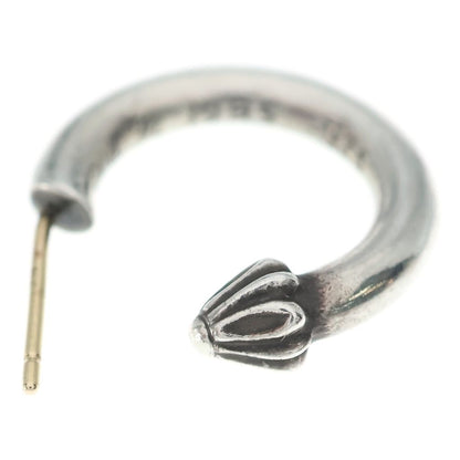 Chrome Hearts Hoop Plain Earrings Silver — view 4