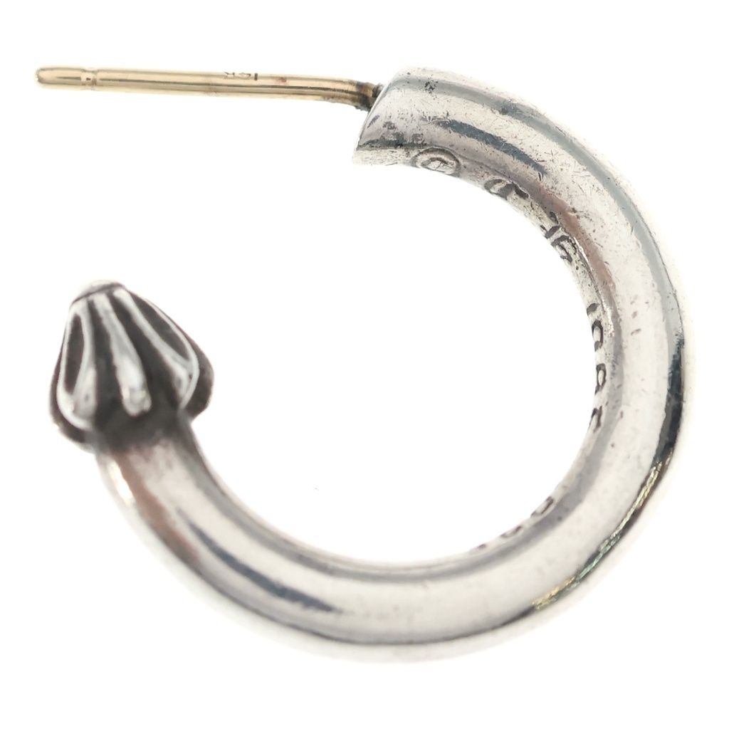 Chrome Hearts Hoop Plain Earrings Silver — view 2