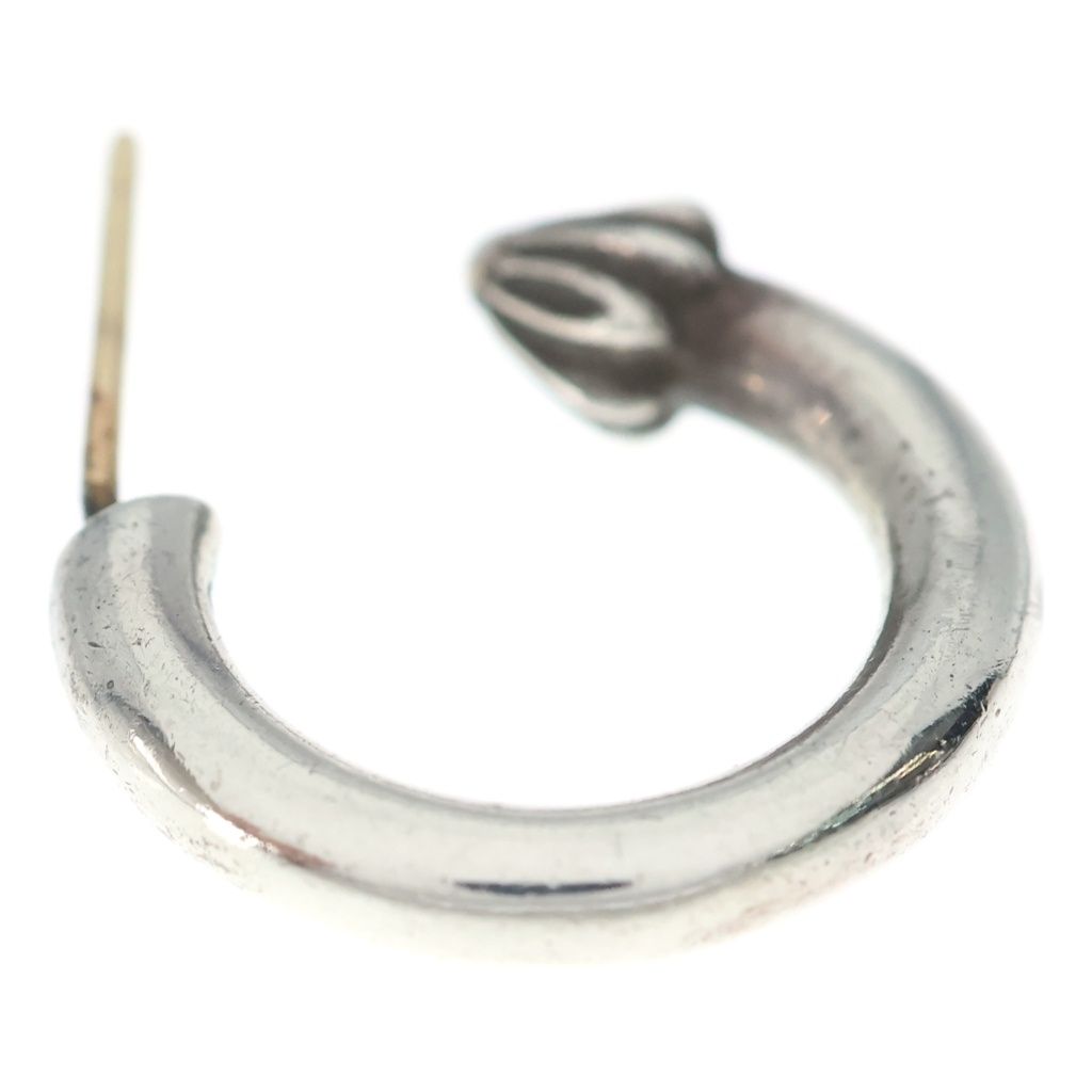 Chrome Hearts Hoop Plain Earrings Silver — view 3