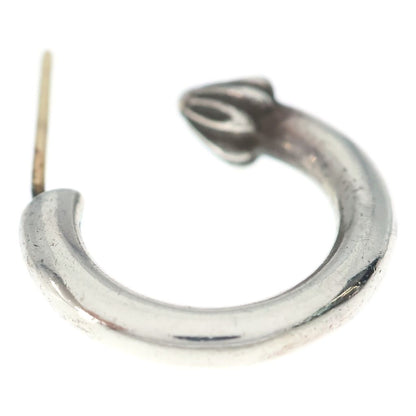 Chrome Hearts Hoop Plain Earrings Silver — view 3
