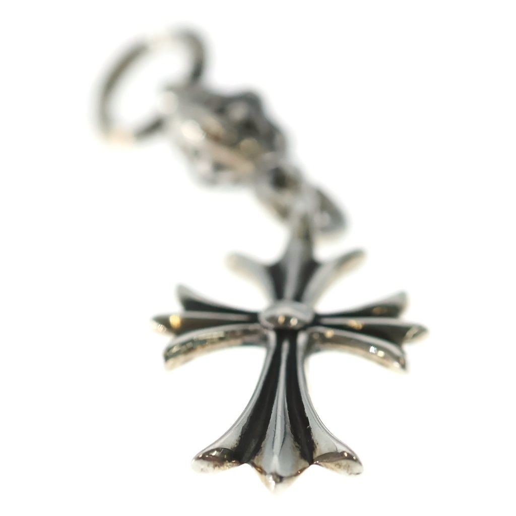 Chrome Hearts Tny CH Crs 1 Ball Tiny CH Cross Charm Pendant Top Silver — view 5