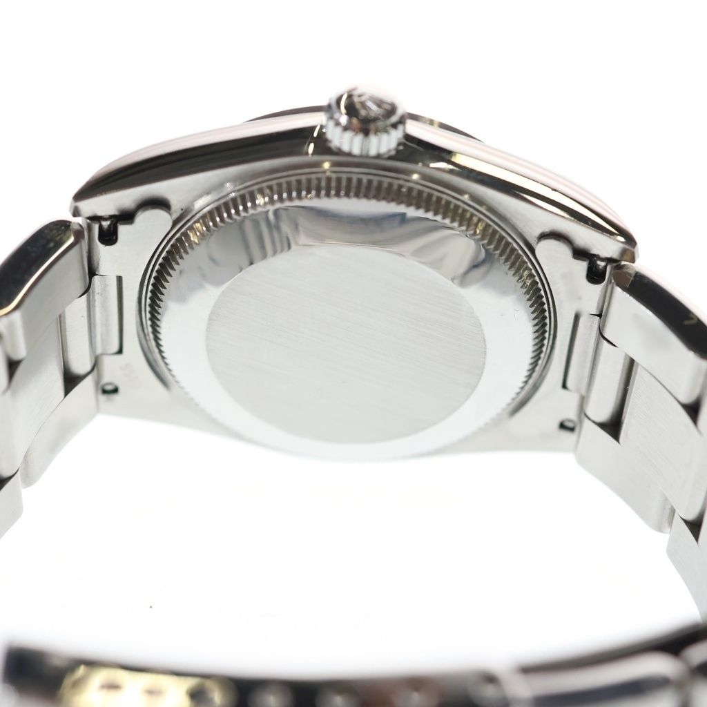 Rolex Oyster Perpetual Black Dial SS at Stainless Steel Automatic Winding — view 5