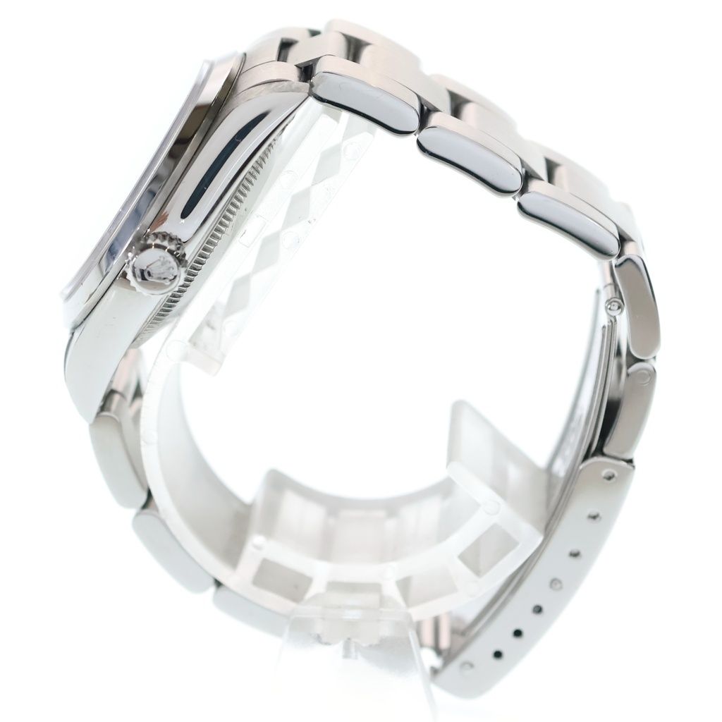 Rolex Oyster Perpetual Black Dial SS at Stainless Steel Automatic Winding — view 3