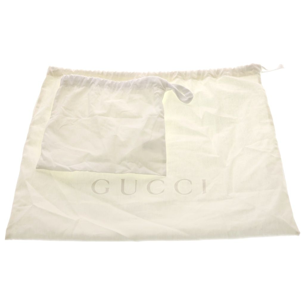 Gucci Chess Molle Shoulder Bag Beige Brown Canvas Leather Gold — view 6