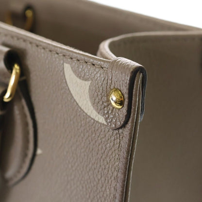 Louis Vuitton Monogram Giant Empreinte On The Go PM Shoulder Bag Beige Leather — view 6
