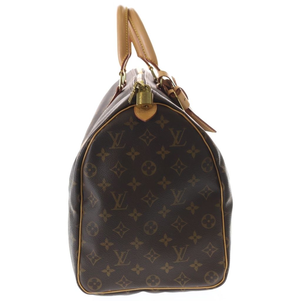 Louis Vuitton Keepall 45 Monogram Leather Boston Bag Gold Brown — view 3