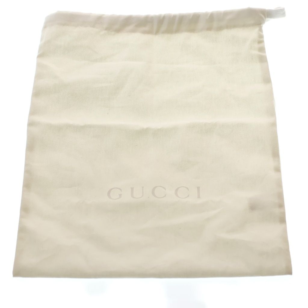 Gucci GG Emblem 2-Way Mini Shoulder Bag Black Leather Gold — view 6