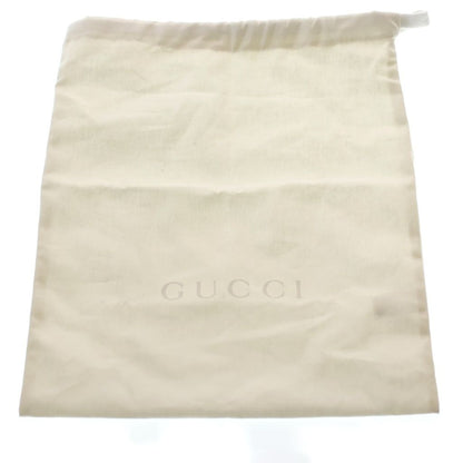 Gucci GG Emblem 2-Way Mini Shoulder Bag Black Leather Gold — view 6