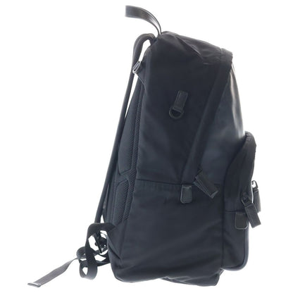 Prada Tessuto Backpack Bicolor Black Green Nylon Leather Silver — view 3
