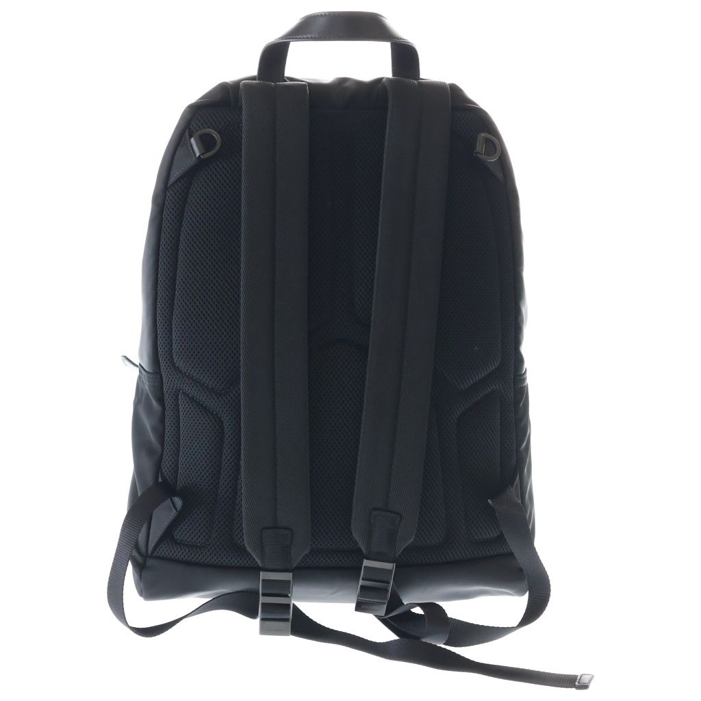 Prada Tessuto Backpack Bicolor Black Green Nylon Leather Silver — view 2