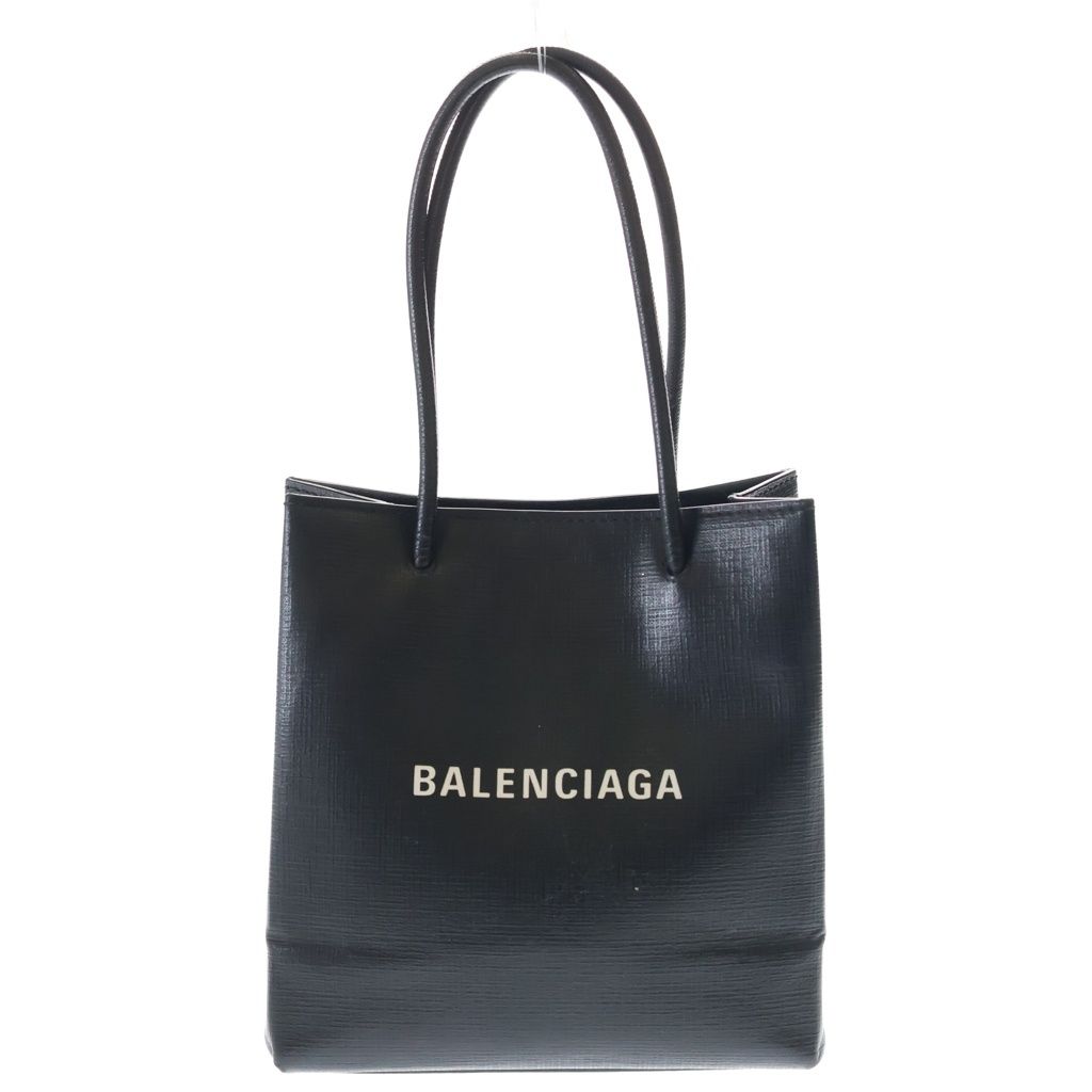 Balenciaga Shopping Tote Mini Handbag Black Leather