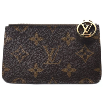 Louis Vuitton Monogram Card Holder Romy Case Blue Frost Brown