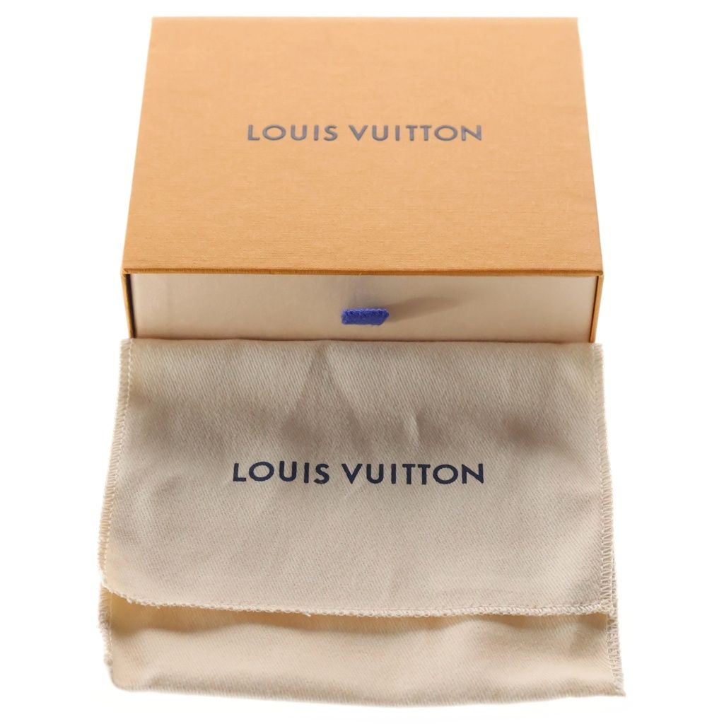 Louis Vuitton Monogram Card Holder Romy Case Blue Frost Brown — view 6